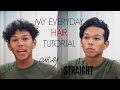 MEN'S EVERYDAY HAIRSTYLE | Creating Waves, Volume, and Texture | Curly to Straight Hair Routine MEN'S EVERYDAY HAIRSTYLE | Creating Waves, Volume, and Texture | Curly to Straight Hair Routine