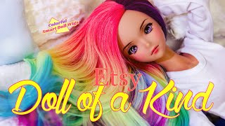 Etsy Shop Review Doll Of A Kind Colorful Smart Doll Wigs