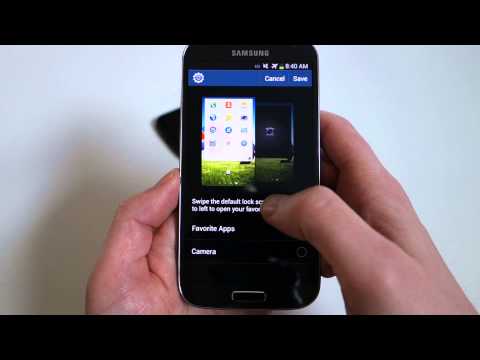 Samsung Galaxy S4 Lock Screen Widget Tutorial Samsung Galaxy S4 Lock Screen Widget Tutorial