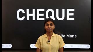 Definition of Cheque|| Features of Cheque|| Negotiable Instrument Act 1881||