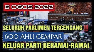 Seluruh Parlimen tercengang‼️600 ahli Gempar, keluar parti beramai-ramai‼️