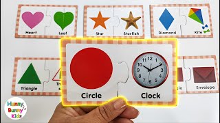 Learn shapes with shapes matching puzzle | Educational videos for toddlers #shapes  😀