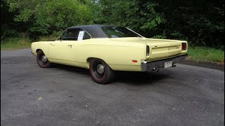 1969 Plymouth Road Runner 426 Hemi in Sunfire Yellow \u0026 Ride on My Car Story with Lou Costabile