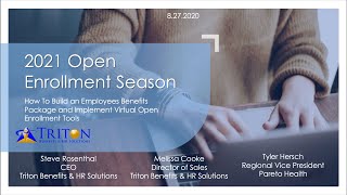2021 Open Enrollment Season Webinar - Triton Benefits & HR Solutions