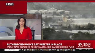 Shelter-In-Place Warnings Issued After Chemical Spill In East Rutherford, New Jersey