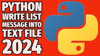 Python Code Example: Write List Text To Text File 2024