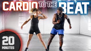 20 Minute Cardio-HIIT To The Beat Workout [With Modifications]