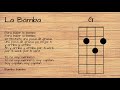 La Bamba UKULELE TUTORIAL W/ LYRICS