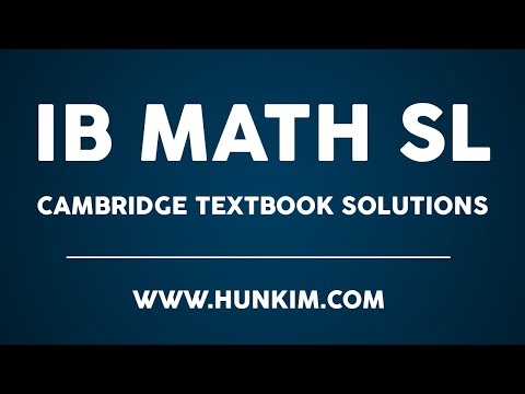 IB Math SL Cambridge Worked Example 9.4 IB Math SL Cambridge Worked Example 9.4