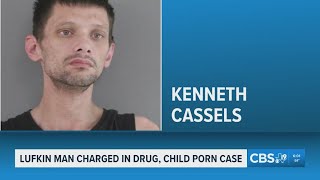 Man faces drug, child exploitation charges after Angelina County stop