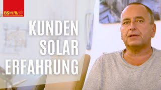 Photovoltaikanlage - Projekt mit der BSH