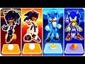 Sonic EXE VS Sonic EXE VS Sonic VS Sonic  | DING DONG HIDE AND SEEK | Tiles Hop EDM Rush