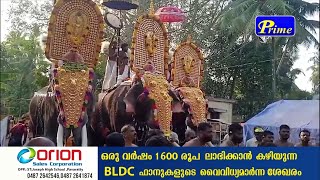 അന്നകര തൃക്കുല ശേഖരപുരം അന്നപൂര്‍ണേശ്വരി ക്ഷേത്രത്തിലെ പൂരാഘോഷം വര്‍ണാഭമായി.