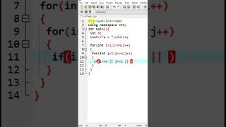 C++ pattern code. Pattern Programs Tutorial: Part 12 - Character patterns