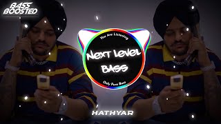 Hathyar (BASS BOOSTED) Sidhu Moose Wala | New Punjabi Songs 2022 [4K]