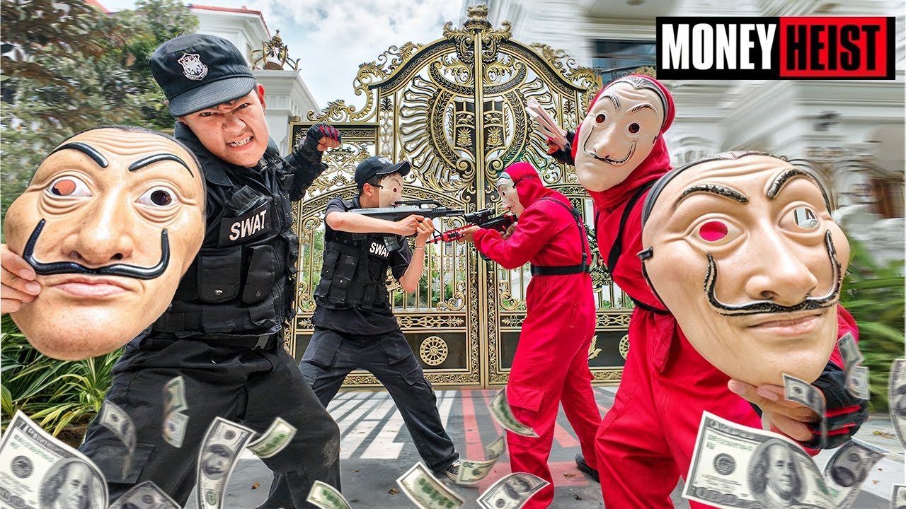 Parkour Vs Money Heist 6 Escape From Bad Guys Police Can T Survive