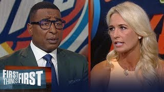 Sarah Kustok on reports Thunder, Heat in trade talks for Chris Paul | NBA | FIRST THINGS FIRST