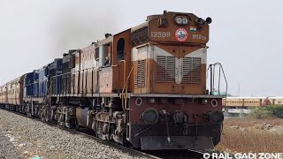 07607 Purna - Tirupati Express | Moula Ali Twin WDG3A Diesel Locomotive | Indian Railways #wdg3a