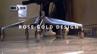 AXL GLOBAL | ROSE GOLD DESIGN CASTERS | 玫瑰金設計椅輪