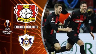 Bayer Leverkusen vs. Qarabağ: Extended Highlights | UEL Round of 16 2nd Leg | CBS Sports Golazo