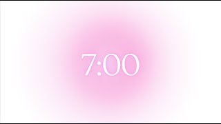 Magical Relaxing Light Pink Aura 7 Minute Timer