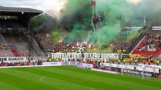2. Bundesliga Karlsruher SC- Dynamo Dresden 3:4(1:3) Pyroshow der Football Army