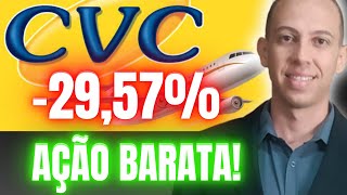 CVCB3 EM QUEDA! CVC VAI QUEBRAR? (ANÁLISE AÇÕES CVC)