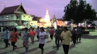 เต้นเพื่อสุขภาพ นครพนม-บีกิน line-dance ' Nakhonphanom-Beguine ' # 2