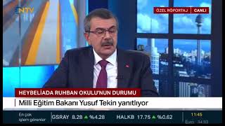 Milli Eğitim Bakanı Yusuf Tekin: Heybeliada Ruhban Okulu’nun açık olmasını arzu ederim📅3Haziran 2024