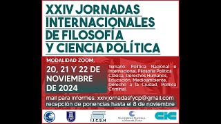 XXIV Jornadas Internacionales de Filosofía y Ciencia Política