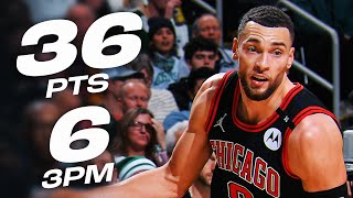 Zach LaVine GOES OFF FOR 36 PTS in Boston! (6 Threes) 🔥| December 19, 2024