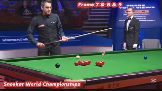 Snooker World Championships Ronnie O’Sullivan VS Kyren Wilson ( Frame 7 \u0026 8 \u0026 8 \u0026 9 )