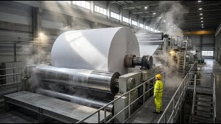 Inside the Massive Tissue Paper Factory How Billions of Sheets Are Made Daily Full Process