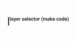 How to make a Player select with Make code