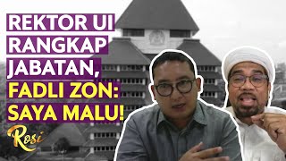 Debat Panas Ngabalin \u0026 Fadli Zon Soal Rektor UI Rangkap Jabatan | Rosi (3)