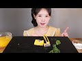 노랑 빨강💛❤️ 청어알 u0026청어초회 청어알젓갈 버터주먹밥 먹방 herring roe u0026 pickled herring eating show mukbang korean food