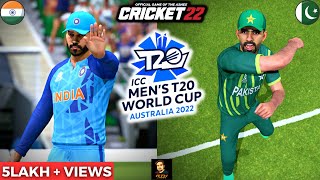 India vs Pakistan T20 World Cup 2022 Match At Melbourne - Cricket 22 - RtxVivek
