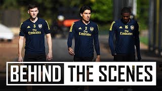 Arsenal prepare for opening Europa League match | Behind the scenes