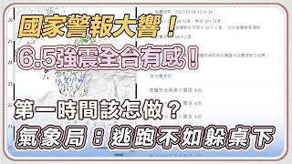 國家級警報大作！宜蘭規模6.5大地震　氣象局說明｜三立新聞網 SETN.com