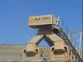 baioni stationary crushing plant with dust control system