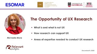 The Opportunity of UX Research Webinar