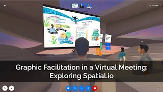 Graphic Recording in Spatial   |   Virtual Collaboration Environment