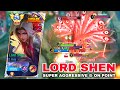 LING LORD SHEN FASTHAND + ON POINT GAMEPLAY ( INTENSE MATCH ) Top Global Ling Mobile Legends