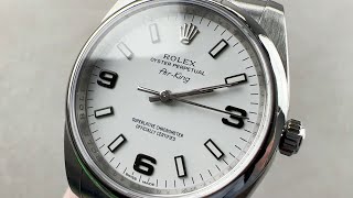 Rolex Oyster Perpetual Air King 34mm Oyster Bracelet 114200 Rolex Watch Review