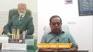 Sri Mankeshwar Nath Pandey -Manager (National Educational Society ) speaks about RBTC(IIT/NEET/Job)