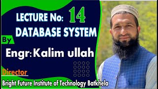 Lecture No 14 Part II Normalization