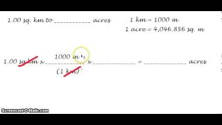 Unit Conversion: Acres in a Square Kilometer