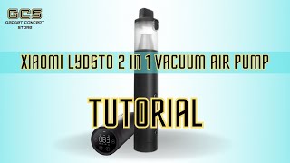 Xiaomi Lydsto 2 in 1 Vacuum Air Pump tutorial