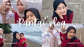 Edisi Jalan-jalan sore ke pantai🌊☀ | #pantai VLOG