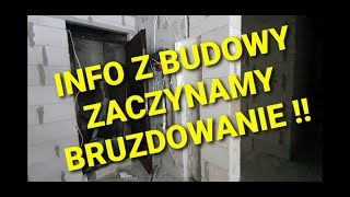 Info z budowy zaczynamy bruzdowanie pod przewody elektryczne!!